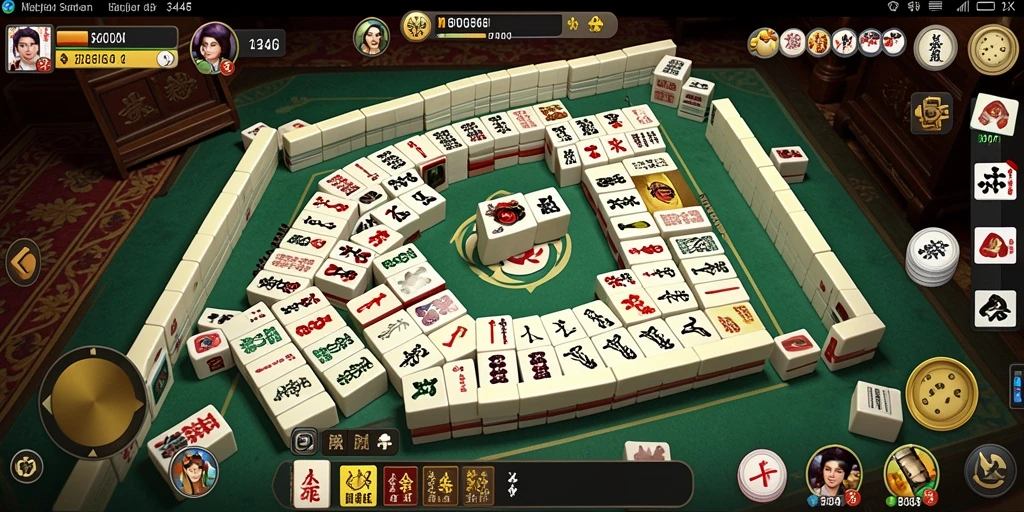 Gim Mahjong menarik dengan berbagai ubin dan tema.