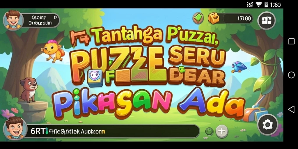 Screenshot gameplay 6RT menampilkan tantangan puzzle yang menarik.