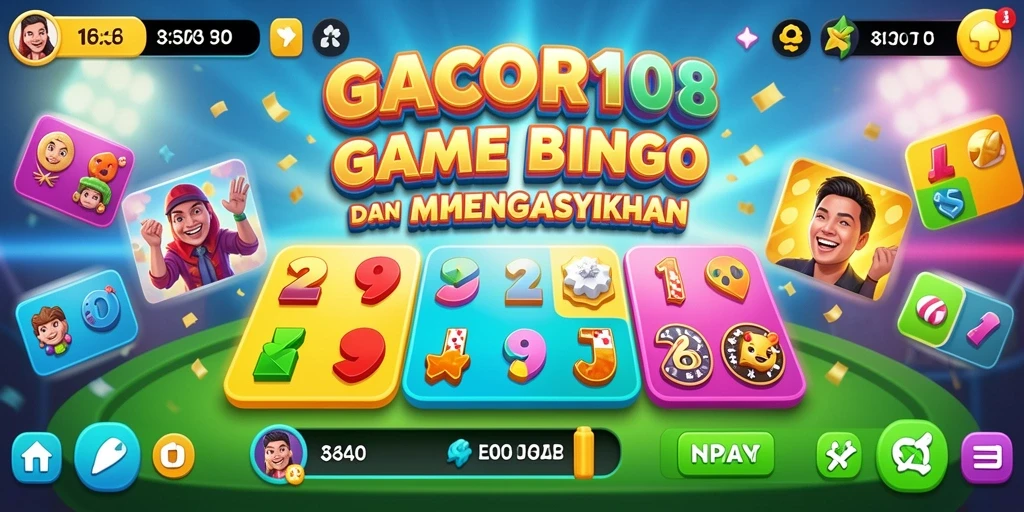 Gameplay seru GACOR108 dengan variasi Bingo yang menarik.