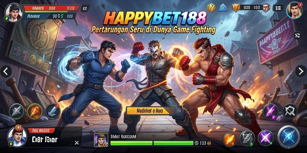 Tampilan gameplay HAPPYBET188 yang menegangkan dan penuh aksi.