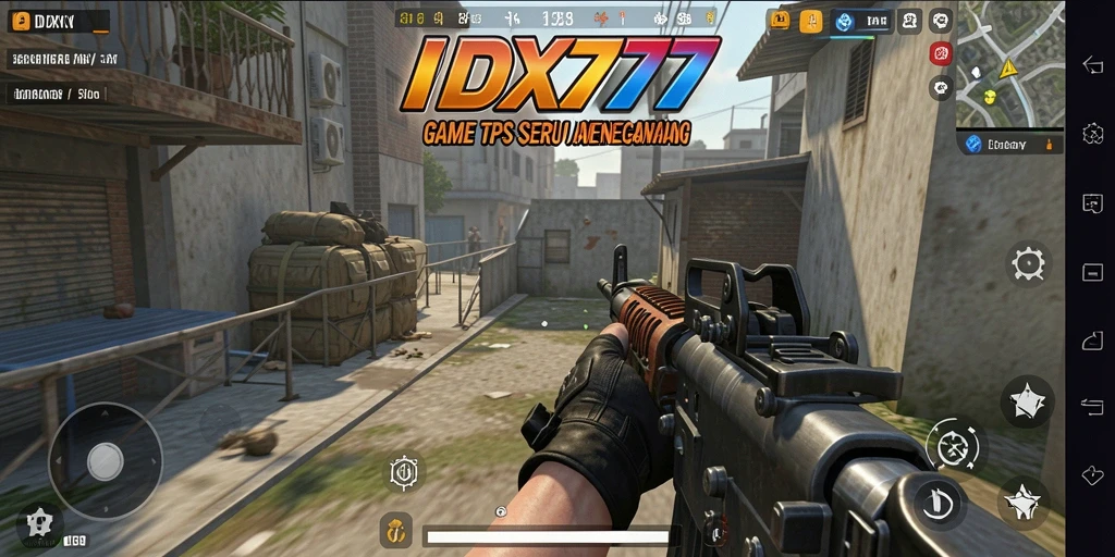 Tampilan menegangkan dari gameplay <strong>IDX777</strong> dengan aksi tempur yang seru.
