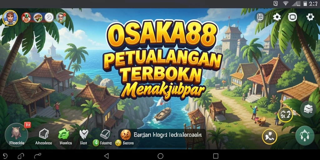 Tangkapan layar OSAKA88 menunjukkan dinamika petualangan Open World yang memukau.