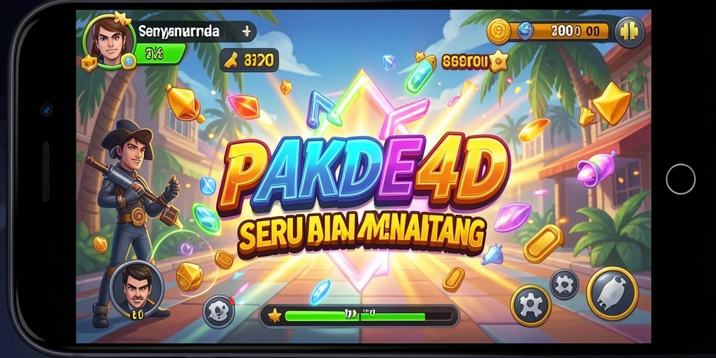 Tampilan gameplay menarik dari PAKDE4D yang penuh tantangan.