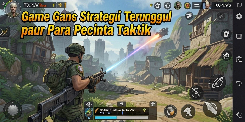 Tampilan gameplay menarik di TOOPGWS dengan strategi yang mendalam.