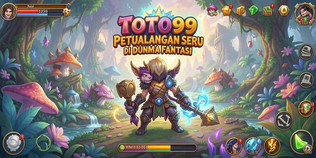 Gameplay TOTO99 menampilkan petualangan seru di dunia fantasi yang luas.